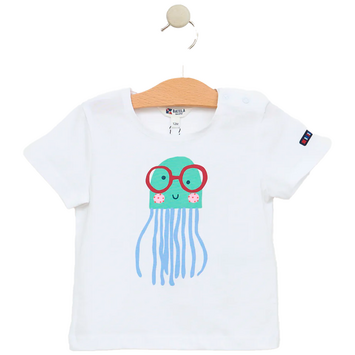 CAMISETA BATELA BEBE MEDUSA GAFAS BL