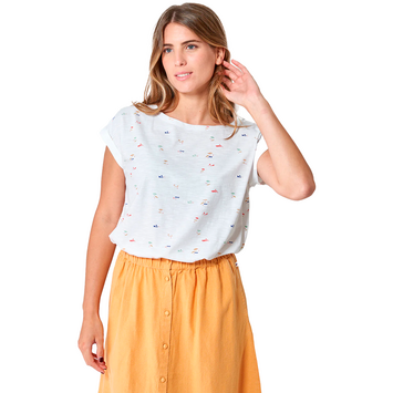 CAMISETA BATELA MUJER MANGA CAIDA PLAYA SSH