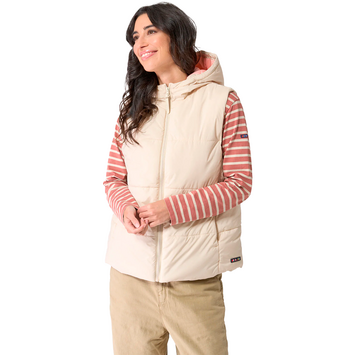 CHALECO BATELA MUJER ACOLCHADO CAPUCHA NYLON OY