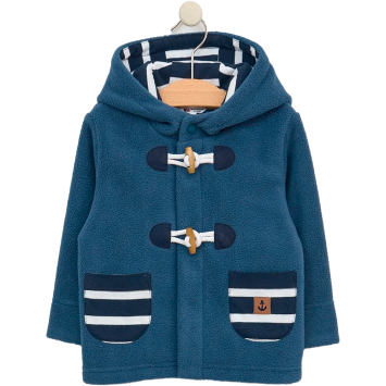 CHAQUETA POLAR BATELA BEBE BOTONES ALAMARES MH