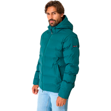 CHUBASQUERO BATELA HOMBRE PUFFY 100% IMPERMEABLE BN