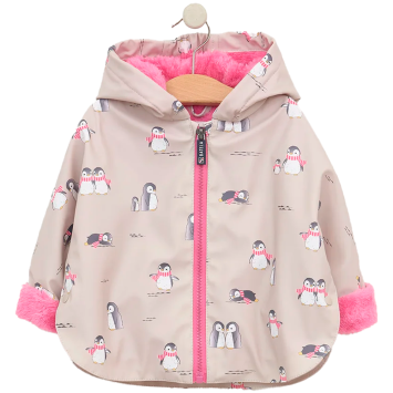 CHUBASQUERO ESTAMPADO BEBE CON BORREGUILLO BATELA MPMK