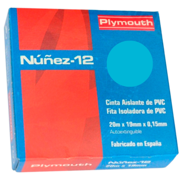 CINTA AISLANTE 20 X 19 NUÑEZ Azul