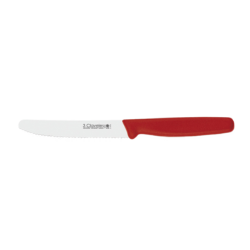 Cuchillo Mesa Rojo 3 Claveles