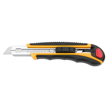 CUTTER 3 CLAVELES METALICO 6 CUCHILLAS HOJA 18 MM