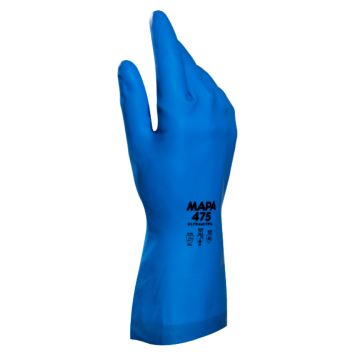 GUANTE MAPA ULTRAFOOD 475 NITRILO AZUL (PAR)