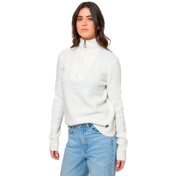 JERSEY BATELA MUJER CUELLO ALTO CON CREMALLERA CU