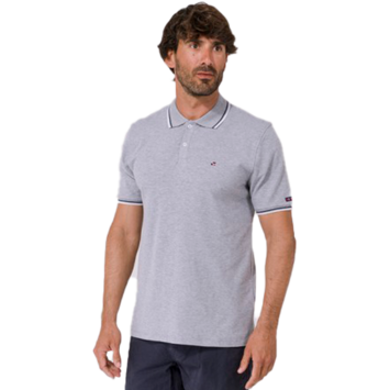 POLO HOMBRE BATELA NAVY MANGA CORTA Gris