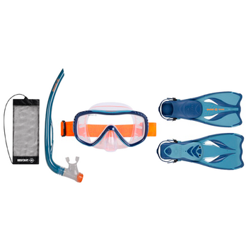 SET BEUCHAT SENIOR ATOLL AMT OCEO (ALETAS/MASCARA/TUBO) AZUL PRIMAVERA