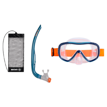 SET OCEO BEUCHAT JUNIOR MASCARA + TUBO PURGA AZUL PRIMAVERA