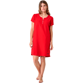 VESTIDO BATELA LINO 3 BOTONES SK