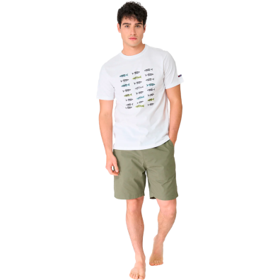 BERMUDA BATELA HOMBRE DE ALGODON ELASTAN Y CINTURA ELASTICA DO