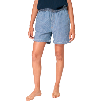 BERMUDA BATELA MUJER DENIM CON CINTURA ELASTICA DD