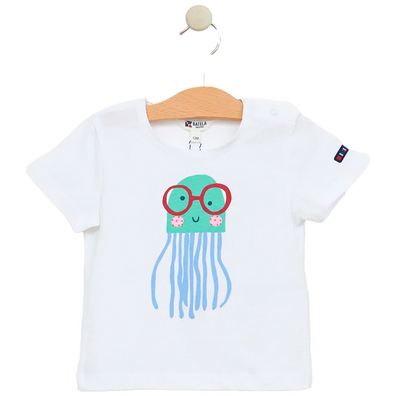 CAMISETA BATELA BEBE MEDUSA GAFAS BL