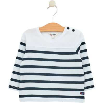 CAMISETA BATELA BEBE NAUTICA MANGA LARGA B/M