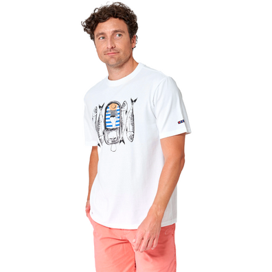 CAMISETA BATELA HOMBRE LATA SARDINAS BL