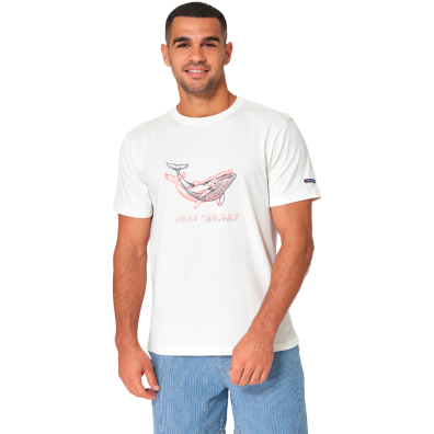 CAMISETA BATELA HOMBRE MANGA CORTA BALLENA CU