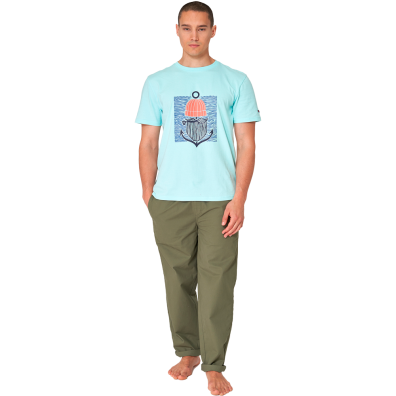 CAMISETA BATELA HOMBRE MANGA CORTA BARBA ANCLA CG