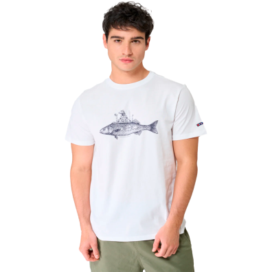 CAMISETA BATELA HOMBRE MANGA CORTA PEZ SUBMARINO BL