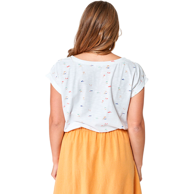 CAMISETA BATELA MUJER MANGA CAIDA PLAYA SSH