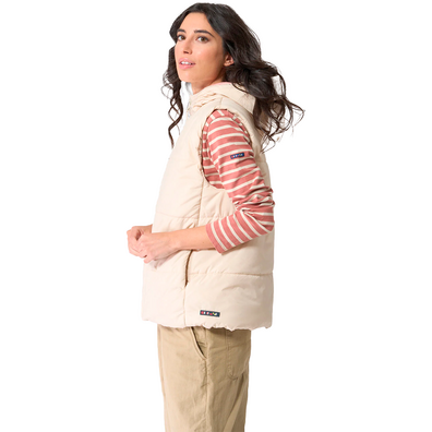 CHALECO BATELA MUJER ACOLCHADO CAPUCHA NYLON OY