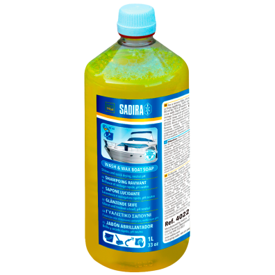 CHAMPU ABRILLANTADOR WASH & WAX 1 LITRO SADIRA