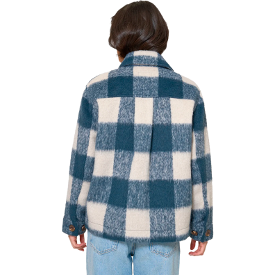 CHAQUETA BATELA MUJER CUADROS ACOLCHADA MH/WT