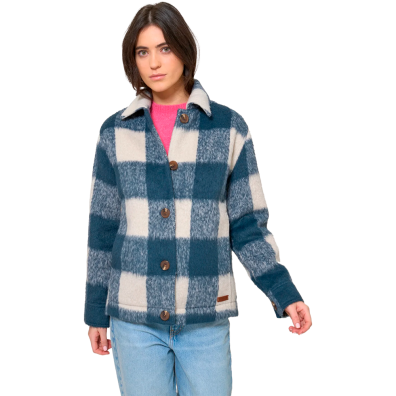 CHAQUETA BATELA MUJER CUADROS ACOLCHADA MH/WT