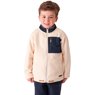 CHAQUETA POLAR JUNIOR CON BOLSILLO PECHO BATELA CBR