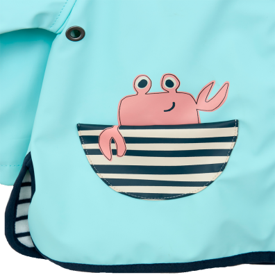 CHUBASQUERO BATELA BEBE CANGREJO BOLSILLOS CG