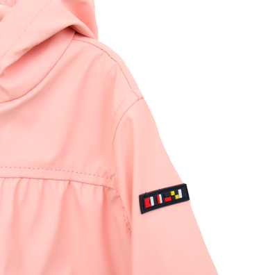 CHUBASQUERO BATELA BEBE FORRO RAYAS CANESU PLIEGUES IM