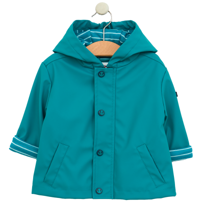 CHUBASQUERO BATELA BEBE POLIURETANO FORRO RAYAS TX