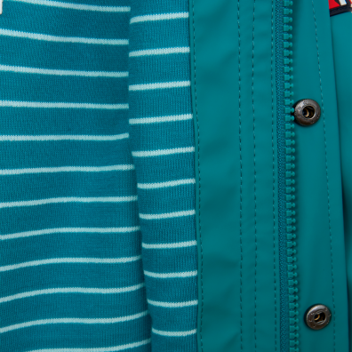 CHUBASQUERO BATELA BEBE POLIURETANO FORRO RAYAS TX