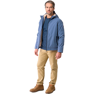 CHUBASQUERO BATELA HOMBRE ALGODON INTERIOR SHERPA VT