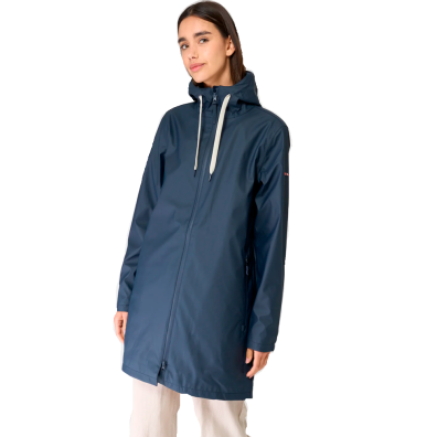 CHUBASQUERO BATELA MUJER LARGO DE POLIURETANO Y FORRO ALGODON MA