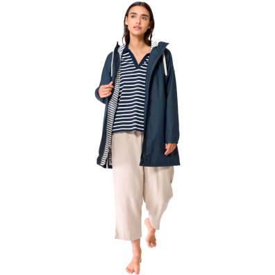 CHUBASQUERO BATELA MUJER LARGO DE POLIURETANO Y FORRO ALGODON MA