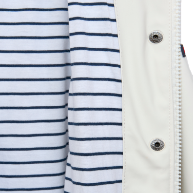 CHUBASQUERO BATELA NIÑA BOTONES ANCLA BL