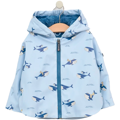 CHUBASQUERO ESTAMPADO BEBE CON BORREGUILLO BATELA CWSY