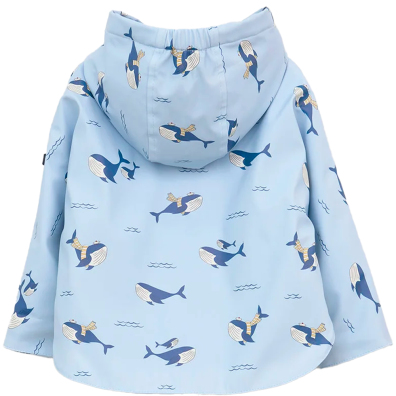 CHUBASQUERO ESTAMPADO BEBE CON BORREGUILLO BATELA CWSY