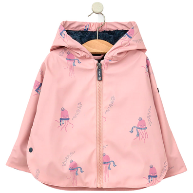 CHUBASQUERO ESTAMPADO BEBE CON BORREGUILLO BATELA JEL