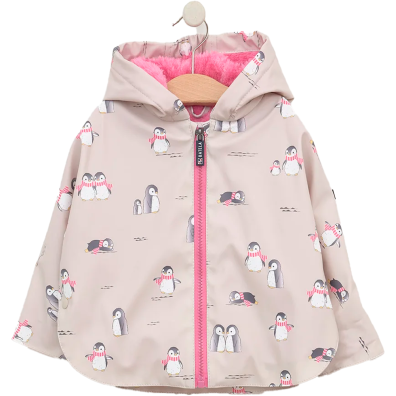 CHUBASQUERO ESTAMPADO BEBE CON BORREGUILLO BATELA MPMK