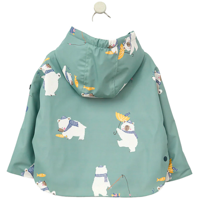 CHUBASQUERO ESTAMPADO BEBE CON BORREGUILLO BATELA WHB