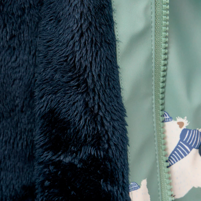 CHUBASQUERO ESTAMPADO BEBE CON BORREGUILLO BATELA WHB