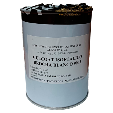 GEL COAT BLANCO 2643 AB 3000 ISOF ADHEGEL 1 L.