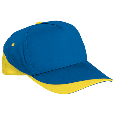 GORRA FORT VALENTO ROYAL-AMARILLO