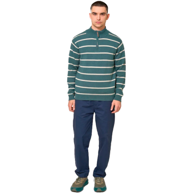 JERSEY BATELA HOMBRE DE PUNTO CON RAYAS Y CREMALLERA SI/MK