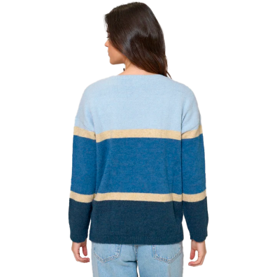 JERSEY BATELA MUJER RAYAS MULTICOLOR MUC67