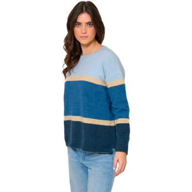 JERSEY BATELA MUJER RAYAS MULTICOLOR MUC67