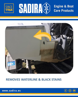 LIMPIADOR CASCOS Y CUBIERTAS SADIRA 1 L