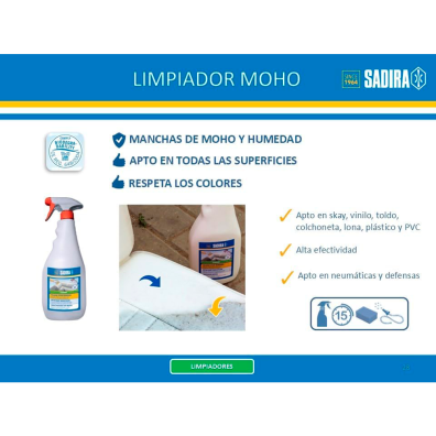 LIMPIADOR MANCHAS DE MOHO SADIRA 1L
